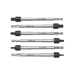 1/4″ SHANK 6 PIECE TRIPLE SQUARE UNIVERSAL IMPACT DRIVER 6″ LONG EXTENSION POWER BIT SET - view 2