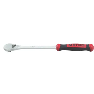 3/8″ DRIVE 11-3/4″ EIGHTY8 TOOTH FIXED RATCHET WITH ERGO HANDLE – RED