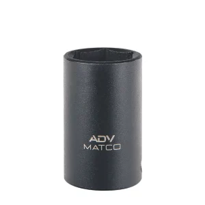 3/8″ DRIVE 15MM METRIC 6 POINT MID-LENGTH IMPACT SOCKET