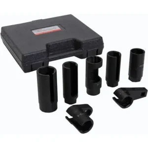 OTC 7 Piece 3/8, 1/2 Inch Drive 6, 12 Point SAE, Metric Socket Set – 4673