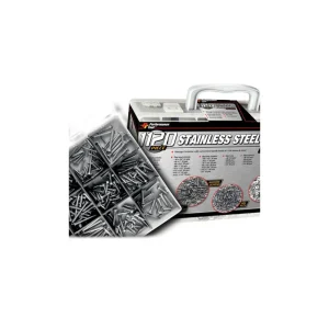Performance Tool Stainless Steel Screw Set 1,120-Pieces – W5355