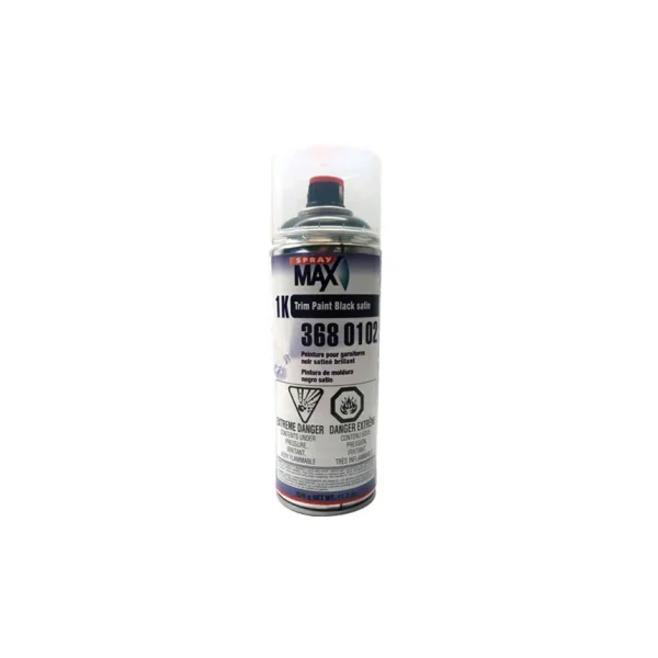 SprayMax 1K Trim Paint Satin Black – 3680102