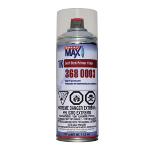 SprayMax 1K Self Etch Primer Filler, Gray – 3680003