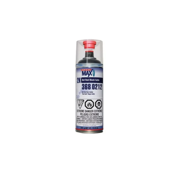 SprayMax 2K Hot Rod Black Satin – 3680212