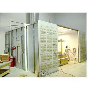 RTT Enclosed Industrial Paint Booth - view 2
