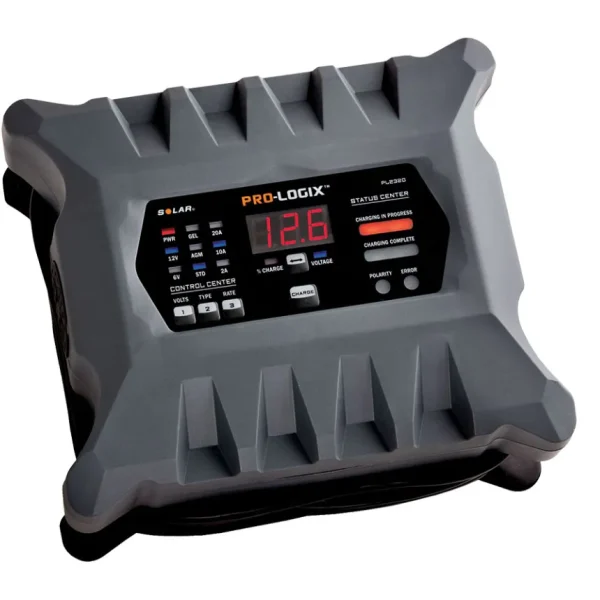 Solar 6/12-Volt 20 Amp PRO-LOGIX Battery Charger – PL2320