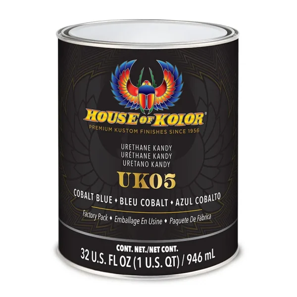 House of Kolor Cobalt Blue Kandy Acrylic Urethane Quart – UK5Q