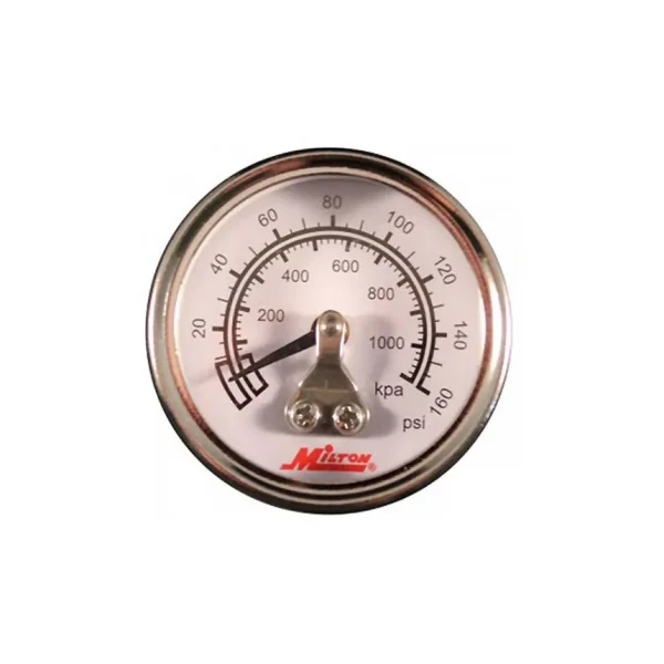 Milton 1/8″ NPT Mini High Pressure Gauge – 1189