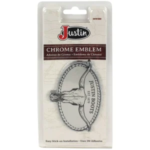 Justin Justin Chrome Emblem – 24701002