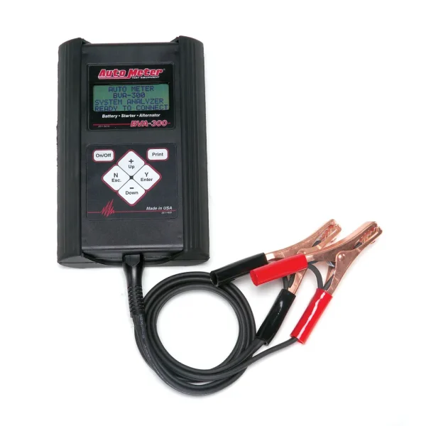 AutoMeter Handheld Electrical System Analyzer for 6V & 12V Applications (BVA-300)