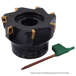HHIP 3″ X 1 BORE 90 DEGREE APKT INDEXABLE FACE MILL (2063-3000) - view 2