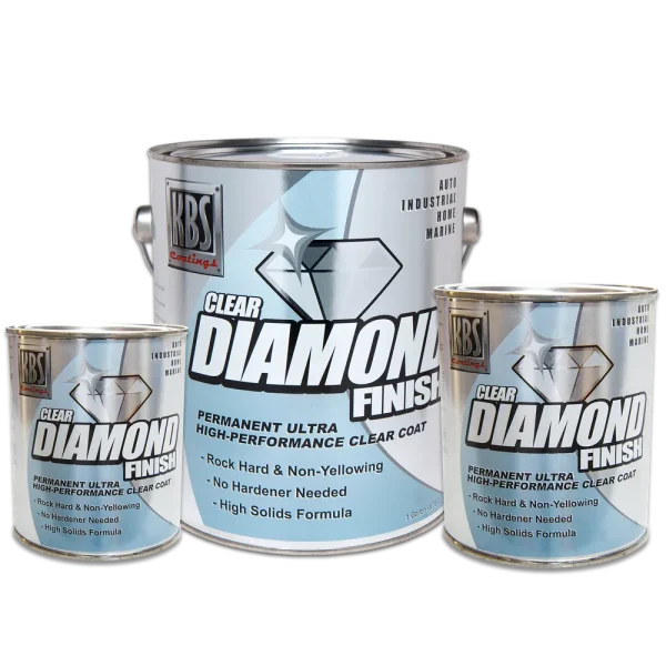 KBS Coatings DiamondFinish Clear 1K Coating, Gallon (8504)