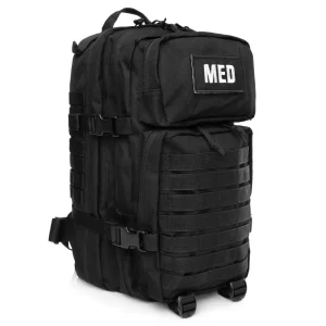 Wavian USA First Aid Full Tactical Trauma Kit | Black (FA138BLACK)