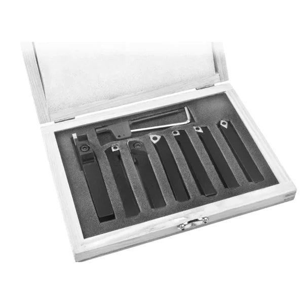 HHIP 7 PIECE 1/4″ INDEXABLE CUT OFF & TURNING TOOL SET (2002-0010)