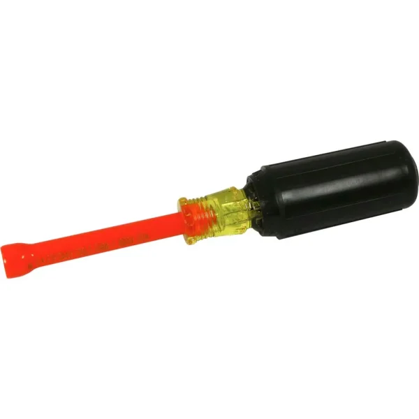 Gray Tools 1/4″ Nut Driver, 6-5/8″ Long, 1000V Insulated (CH08-I)