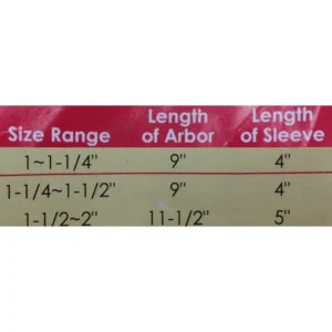 HHIP 9 PIECE 1 TO 2″ EXPANDING MANDREL SET (3902-3072) - view 2