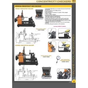 PRO-SERIES 1″ DIAMETER PRECISION CONCENTRICITY CHECKER – MADE IN TAIWAN (4401-1001)