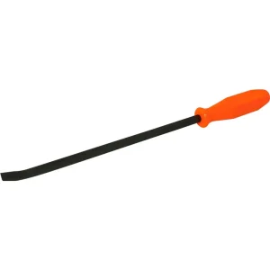 Gray Tools 13″ Screwdriver Handle Pry Bar, Curved Black Oxide Finish Blade (73513)