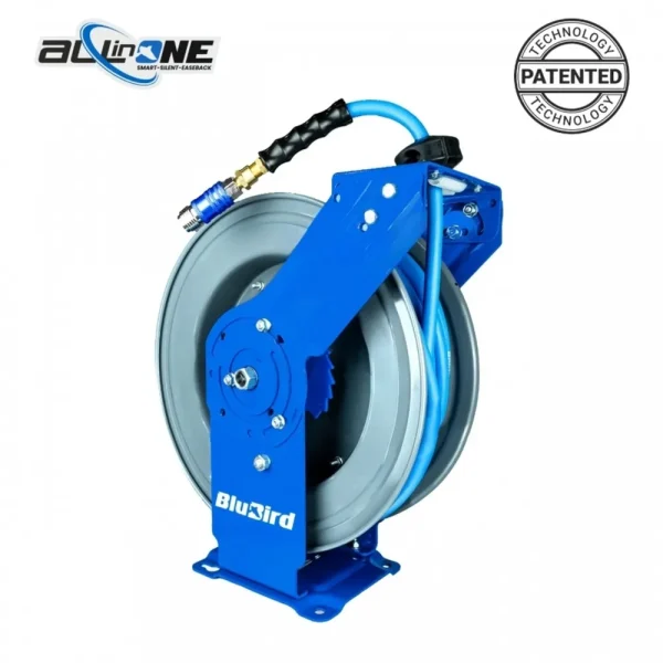 BluBird Dual-Arm Air Hose Reel 1/2″ x 50′ (BBRDA1250-AIO)