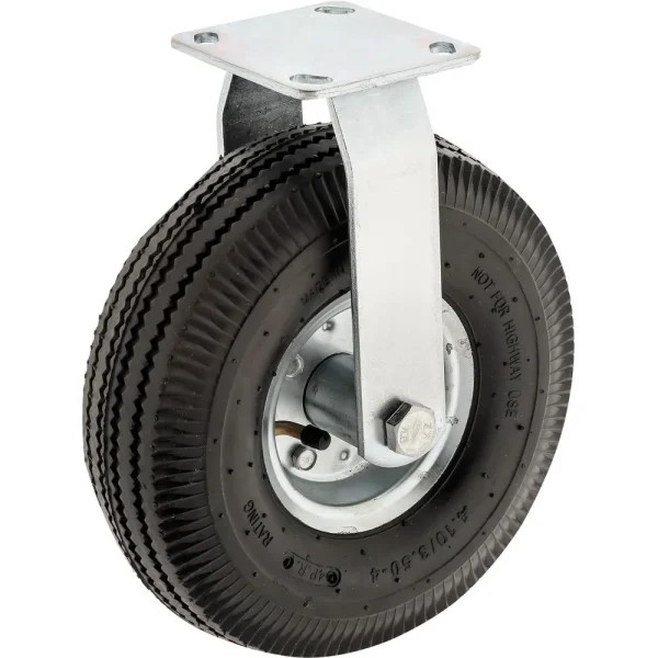 Grizzly Industrial 10″ Pneumatic Fixed Caster (G7077)