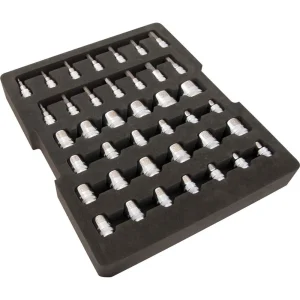 Dynamic Tools 3/8″ Drive 40 Piece Chrome Socket Set With Foam Tool Organizer (D105102) - view 3