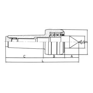 HHIP 2MT ULTRA PRECISION HEAVY DUTY LIVE CENTER (3900-6082) - view 4