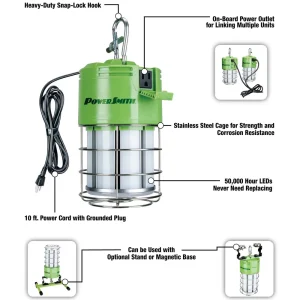 PowerSmith 7,200 Lumens 60W High Bay LED Job Site Light (PTLH59-60) - view 2