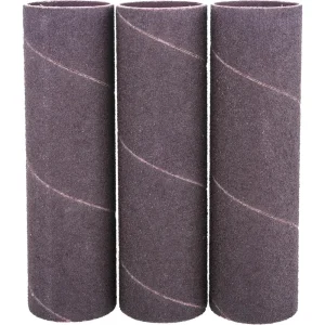 Grizzly Industrial 1-1/2″ Dia. x 5-1/2″ A/O Hard Sanding Sleeve, 3 pack (H6669, H6671, H6672, H6673)