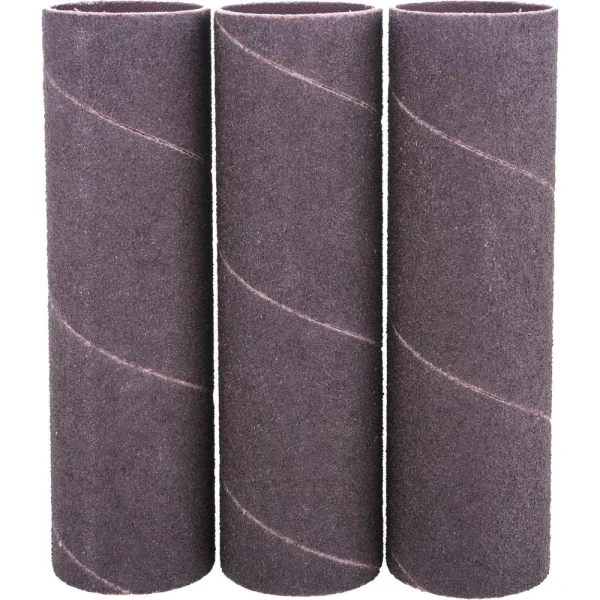 Grizzly Industrial 1-1/2″ Dia. x 5-1/2″ A/O Hard Sanding Sleeve, 3 pack (H6669, H6671, H6672, H6673)