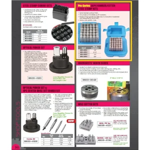 PRO-SERIES PRO-SERIES 1/4 NUMBER & LETTER STAMP SET 0-9 AND A-Z (8016-0014) - view 3