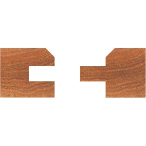 Grizzly Industrial Shaper Cutter – 1/2″ “V” Paneling Cutter Set, 3/4″ Bore (C2121) - view 3