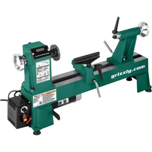 Grizzly Industrial 12″ x 18″ Variable-Speed Benchtop Wood Lathe (T25920)