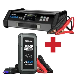 Topdon 120A Power Supply And 12V Battery Charger Tornado 120000 + Free Tool
