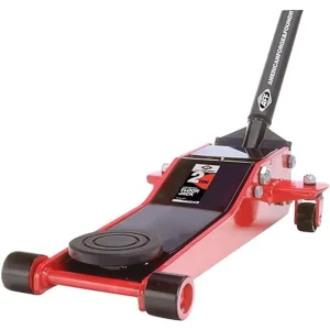 American Forge & Foundry 2-Ton Steel Floor Jack: Low Profile, Quick Lift (2TONLPJ)