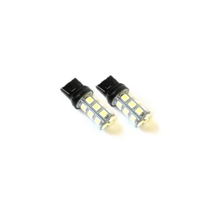 Race Sport 7440 LED Bulbs 18 Chip White Pair Automotive Replacement Lights (1004101)