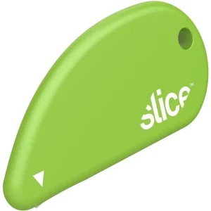 Slice Ceramic Blade Safety Cutter for Clamshell Packaging, Green (100)