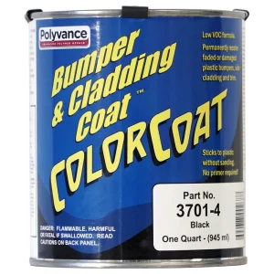 Polyvance Bumper And Cladding Color Black, Quart (657894)