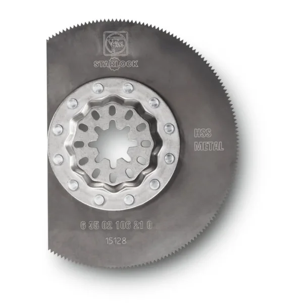 Fein 3-3/8″ HSS Oscillating Segmented Saw Blade 2-Pack Starlock (63502106220)