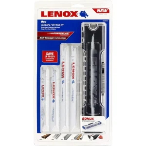 Lenox General Purpose Reciprocating Saw Blade Kit W/Storage Case,9Pc (121439KPE) - view 2