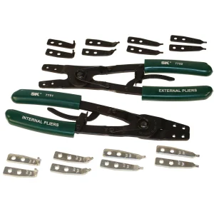 SK Tools 10 Piece Replacement Tip Retaining Ring Pliers (7750)