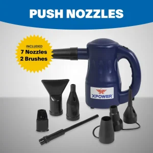 XPOWER A-2 Airrow Pro Multi-Use Powered Air Duster Canned Blower (A-2-Navy Blue) - view 3