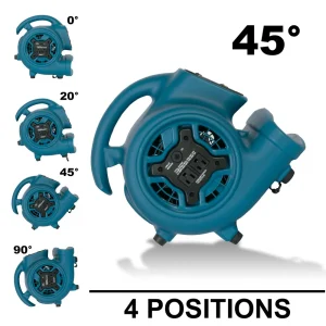 XPOWER Freshen Aire 1/3 HP Scented Air Mover with Daisy Chain and Timer (P-450AT) - view 2