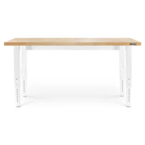 Gladiator 6′ Adjustable Height Hardwood Workbench (GAWB06HWGW)