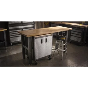 Gladiator 6′ Adjustable Height Hardwood Workbench (GAWB06HWGW) - view 4