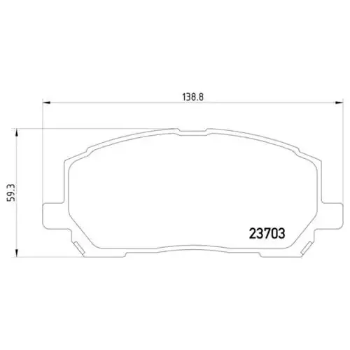 Pagid Brake Systems Pagid Front Low-Metallic Brake Pads – 355011161