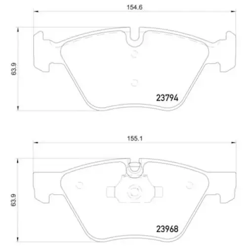 Pagid Brake Systems Pagid Front Low-Metallic Brake Pads – 355011321