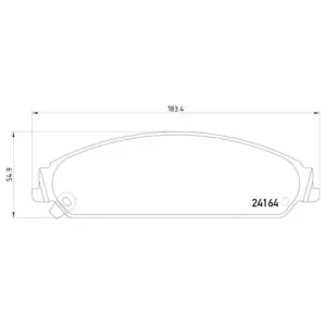 Pagid Brake Systems Pagid Front Low-Metallic Brake Pads – 355011891