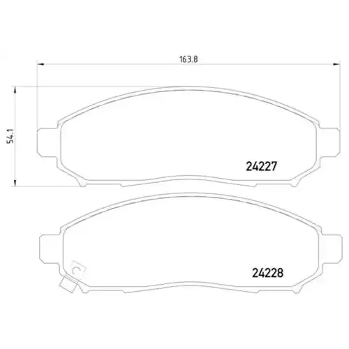 Pagid Brake Systems Pagid Front Low-Metallic Brake Pads – 355012071