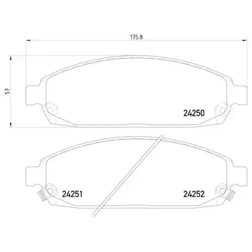Pagid Brake Systems Pagid Front Low-Metallic Brake Pads – 355012101