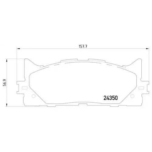 Pagid Brake Systems Pagid Front Low-Metallic Brake Pads – 355012401